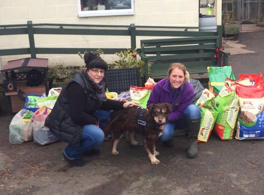 Donated food for Hilbrae dogs